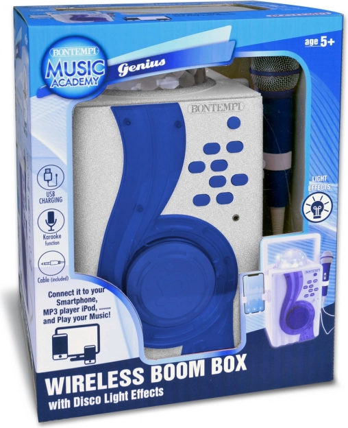 Karaoke Boom Box diskovalgusefektidega