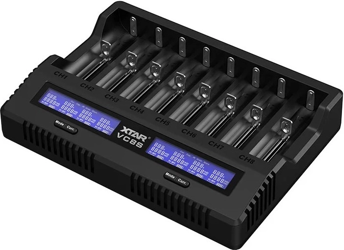 XTAR VC8S akude laadija
