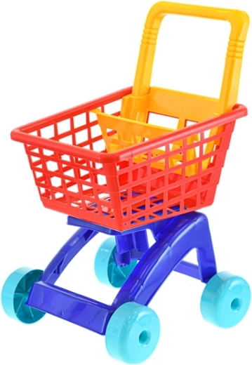 Laste ostukäru punane 58 cm