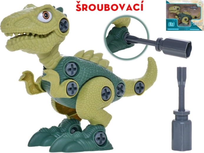 Screw-together Dinosaur 21 cm – Interactive Construction Toy for Kids