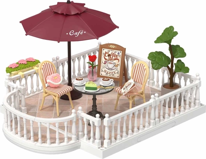 Rolife DIY tuba: Chic Café terrass – laienduskomplekt, 76 detaili
