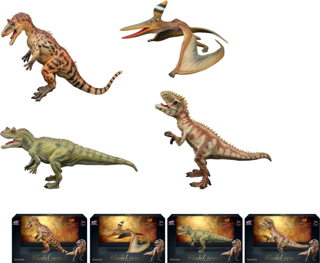 Dinosaur World – dinosaur figure set (4 types)
