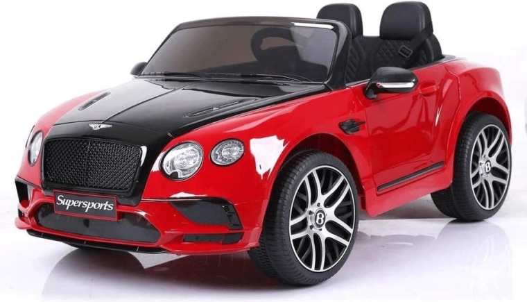 Elektriline auto BENTLEY Supersport 6V, punane, kahemootoriline