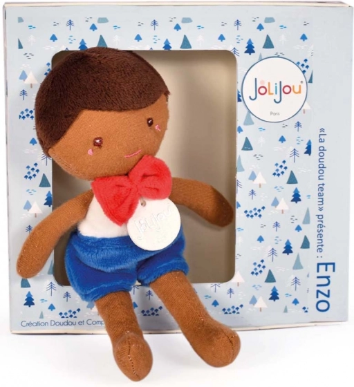 Doudou Jolijou Enzo Doll 16 cm blue
