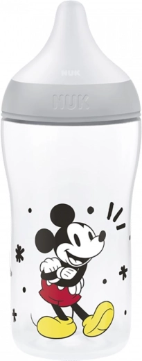 NUK Perfect Match beebipudel temperatuurikontrolliga Disney Mickey 260 ml hall