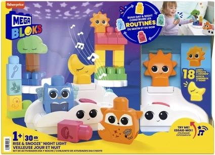 Mega Bloks Wake & Sleep Night Light with Figures