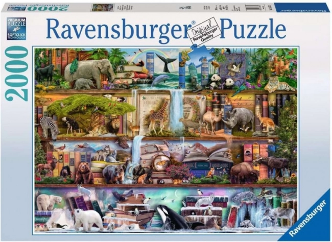 Puzzle Ravensburger Metsloomade kuningriik 2000 tükki