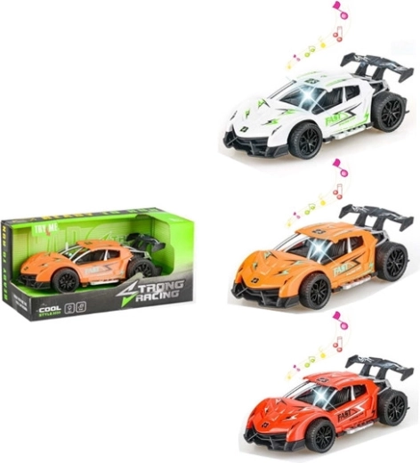 Sportauto heli ja valgusega – 1 tk