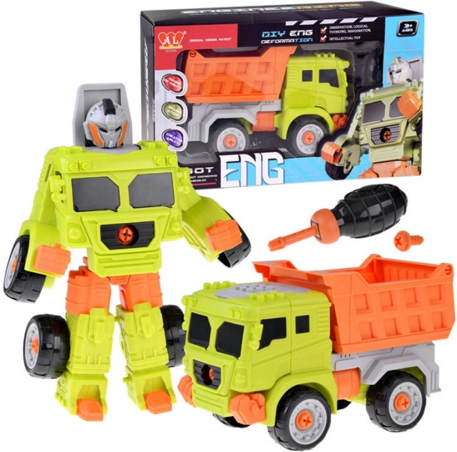 Super ehitusauto-robot 2in1