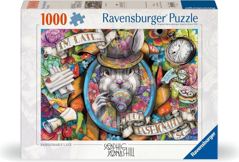 Ravensburger puzzle “Late, but Stylish” 1000 pieces