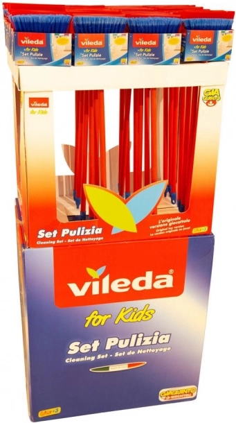 Vileda brush and dustpan set
