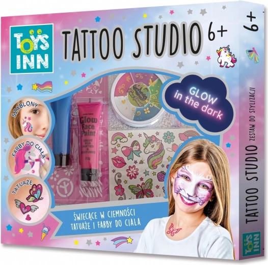 Tattoo Studio komplekt kehale ja näole tätoveerimiseks ja näovärvideks