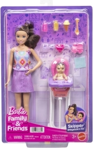 Barbie Skipper Babysitters – lapsehoid koos söögitooliga