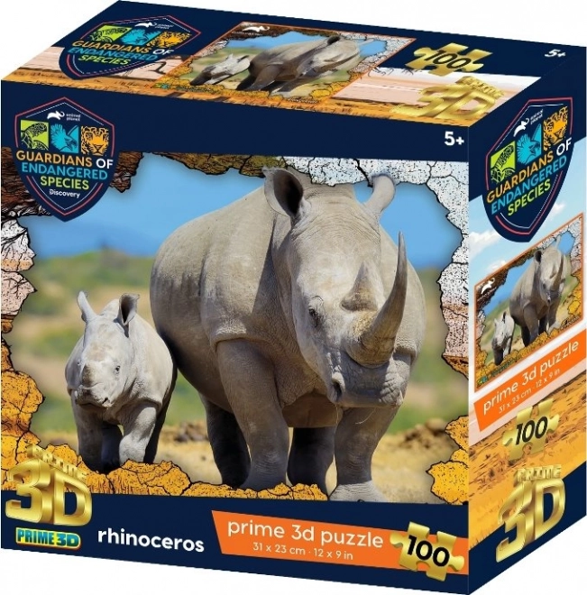 3D pusle ninasarvik 100 tükiga