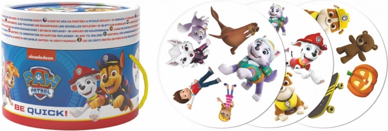 TÄPPISEKAARDIMÄNG PAW PATROL paberist torus