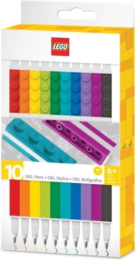 Lego gel pens – color mix, 10 pcs