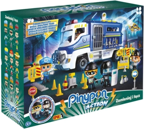 PINYPON Actioni figuuride komplekt – politseikaubik koos tegelastega