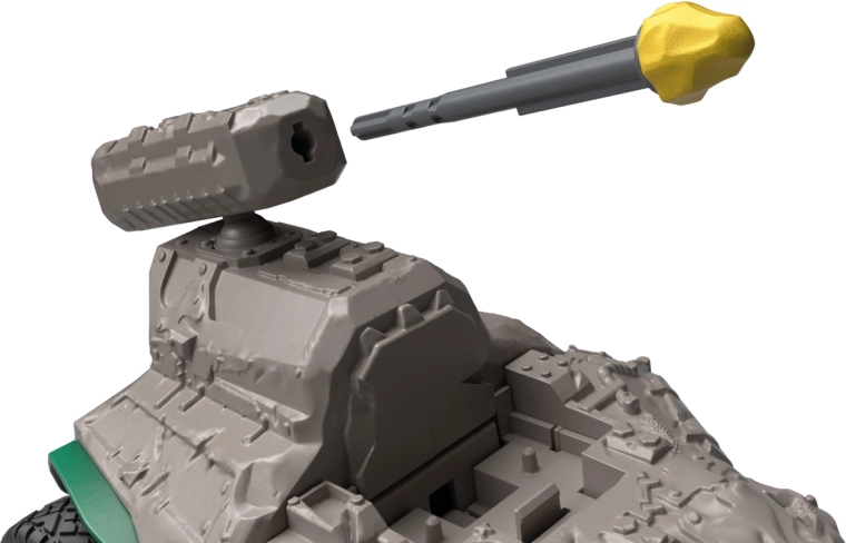 Rotating launcher with projectiles
