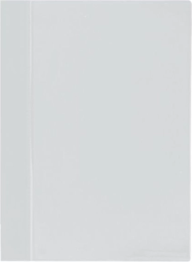 A4 PVC Fastener Folder with Front Pocket – White