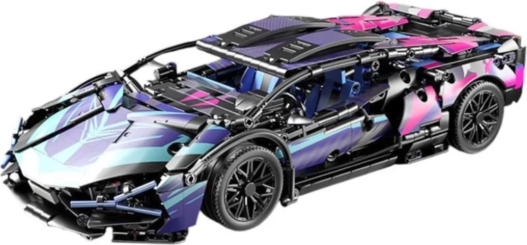 Sports Car Building Kit 1:14, 1280 pieces