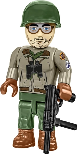 Commander figure for scenes and collection
