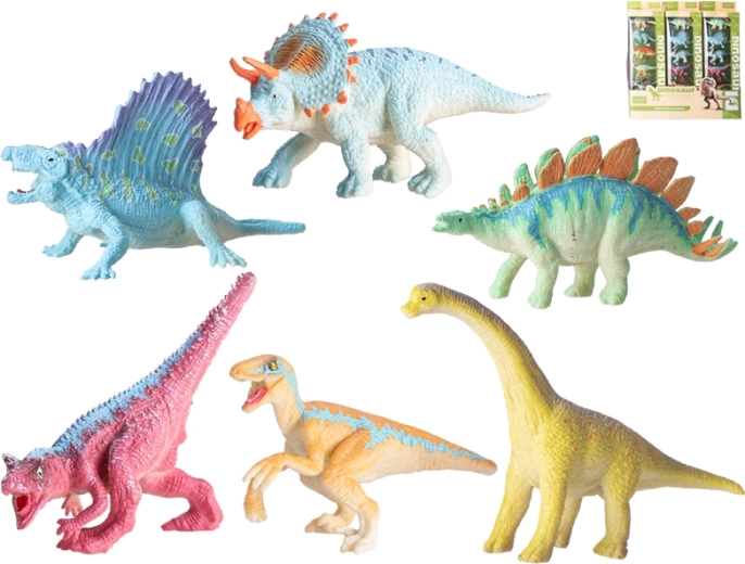 Plastikdinosauruste komplekt 6 tk (9–12 cm)