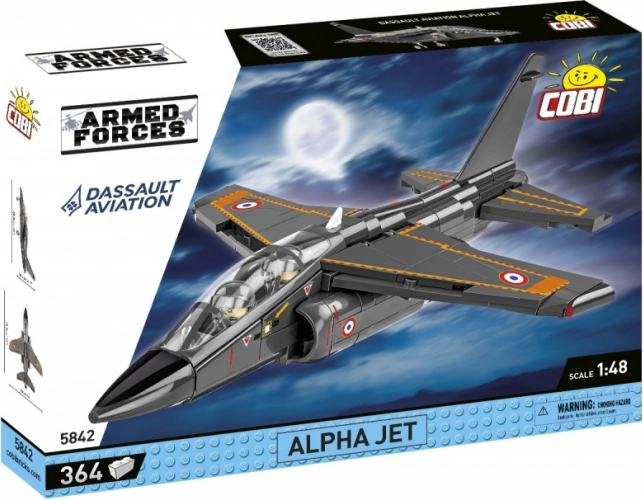 Relvajõudude Alpha Jet – ehituskomplekt 364 osast
