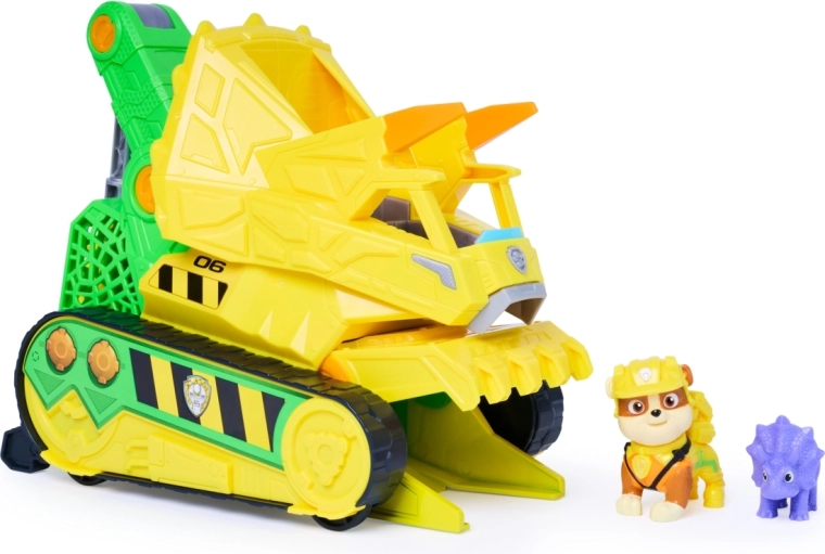 Rubble and dinosaur included
