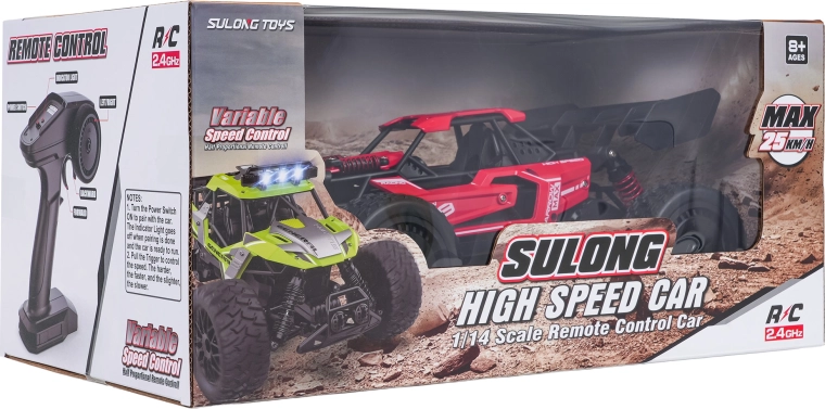 RC crawler 1:14 Arrow – red off-road vehicle