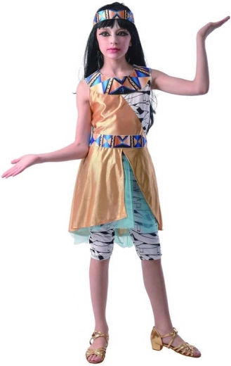 Karnevalikostüüm Cleopatra tüdrukutele, suurus M (120–130 cm)