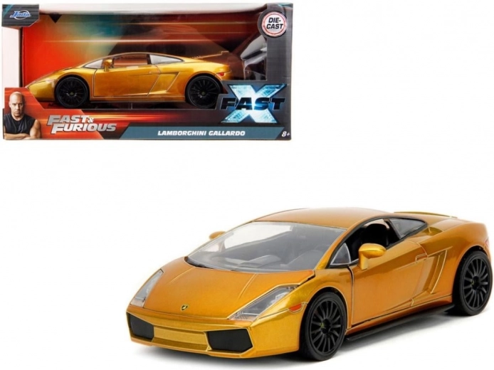 Lamborghini Gallardo 1:24 kuldne – FAST & FURIOUS