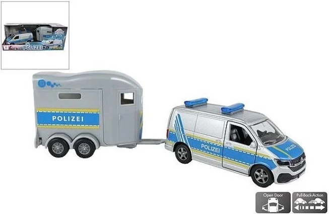 Police VW with Horse Transport Trailer