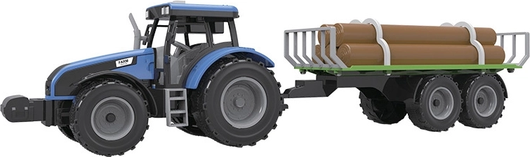 FARM SERVICE traktor palgiveokäruga, heli- ja valgusefektidega
