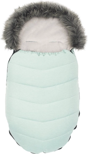 Laste soojakott karusnahaga NEW BABY, helehall