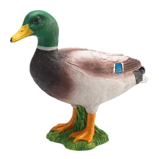 Realistic Wild Duck Figurine