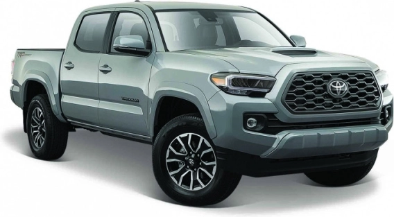 TOYOTA Tacoma TRD 2023 car model 1:24 gray