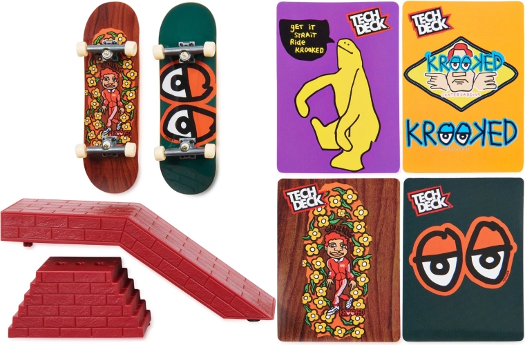 Kaks KROOKED fingerboard’i lauda