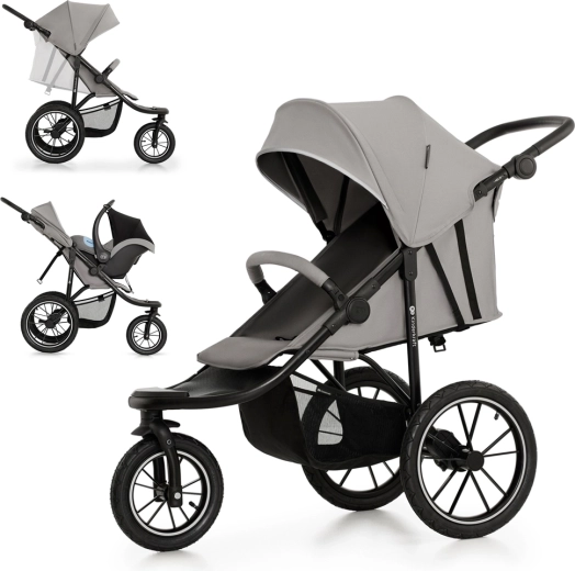 Comfort for your child: reclines to flat and large canopy