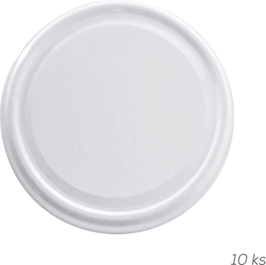 TO 82 White Metal Lid – 10 pcs