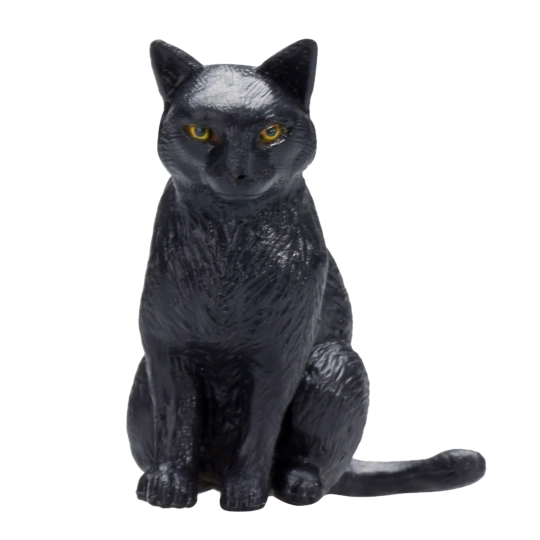 Mojo must kass istuv – figuur
