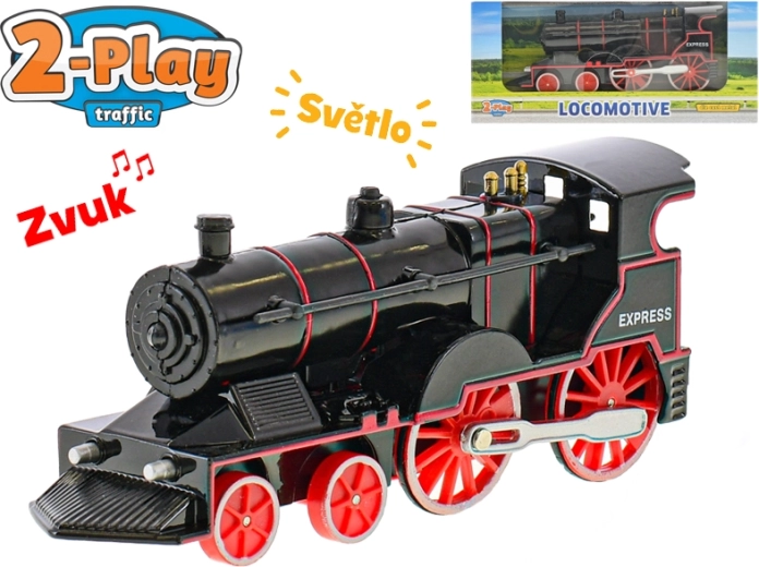 2-Play metallist vedur valguse ja heliga, 14 cm, tagasivedu