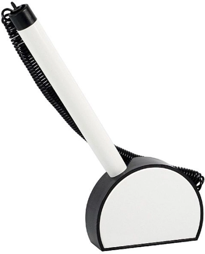Ballpoint Pen with Stand ICO Mini black–white