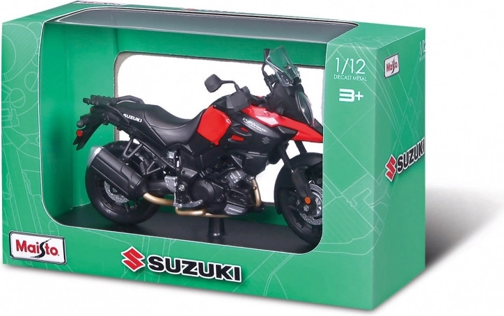 Maisto Suzuki V-Strom Motorcycle with Stand 1:12