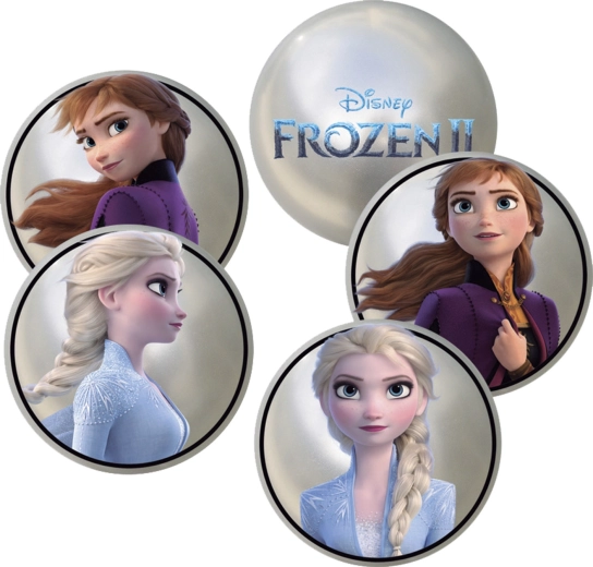 Disney printsesside motiiviga pall 10 cm (stend 12 tk)