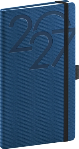 Notique taskupäevik Ajax 2027 sinine 9 x 15,5 cm