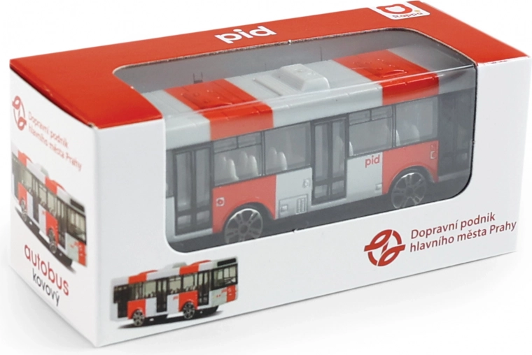 Metallist minibuss PID Praha punane