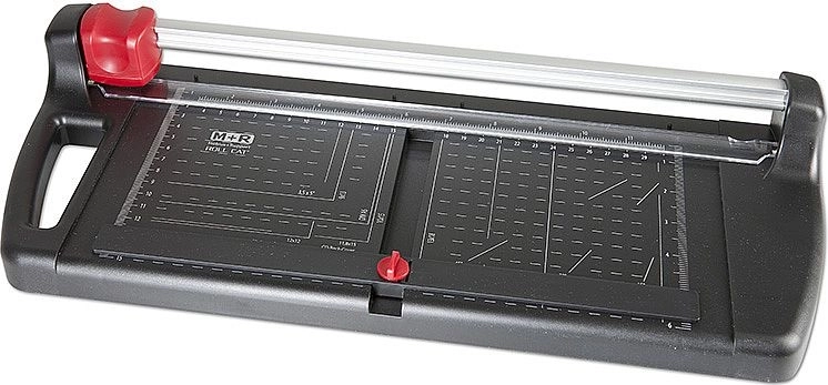 M+R A4 Rotary Paper Trimmer, plastic, black