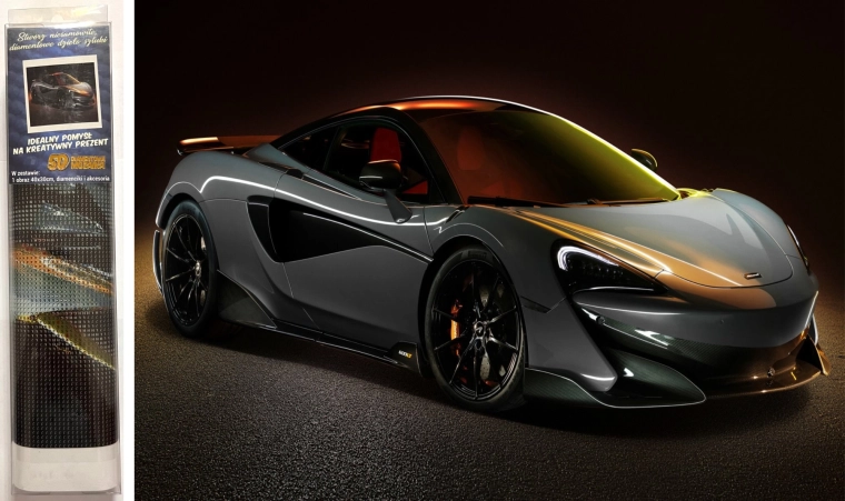 Norimpex teemantmaal McLaren 600LT 30 × 40 cm