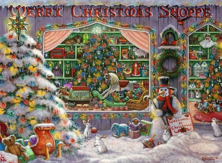 Ravensburger puzzle Christmas Shop 500 pieces