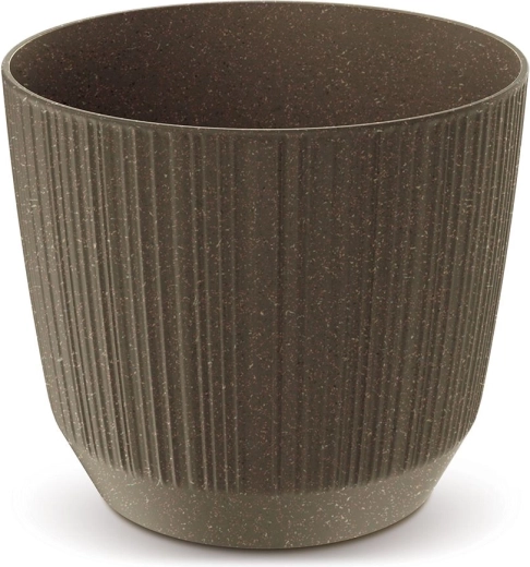 Ryfo Eco Wood Flower Pot 12.6 cm – Coffee